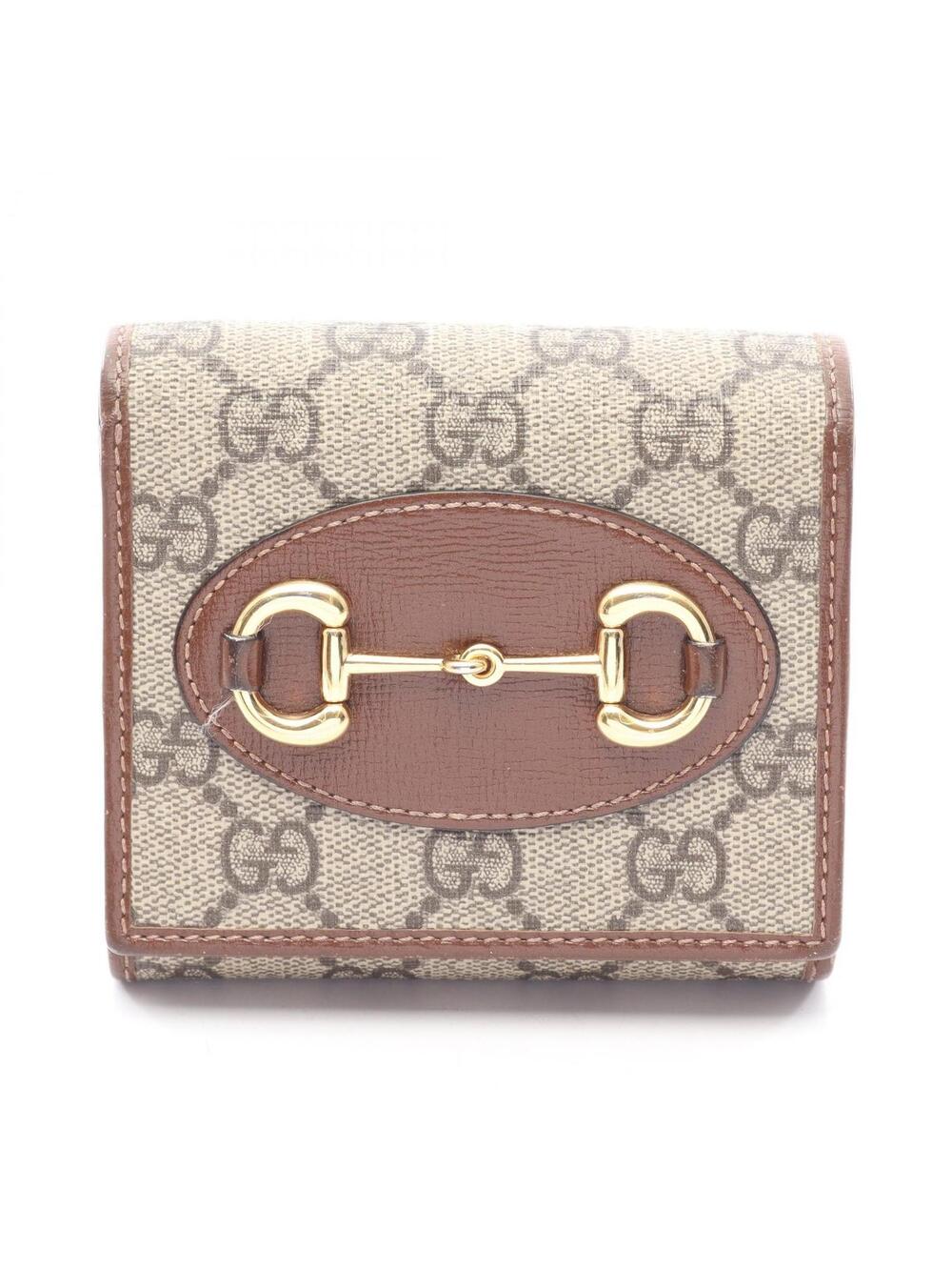 Gucci Horsebit Gg Supreme Bi-Fold #277964G35B